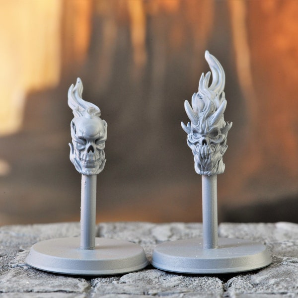 28mm Flameskull - Etsy