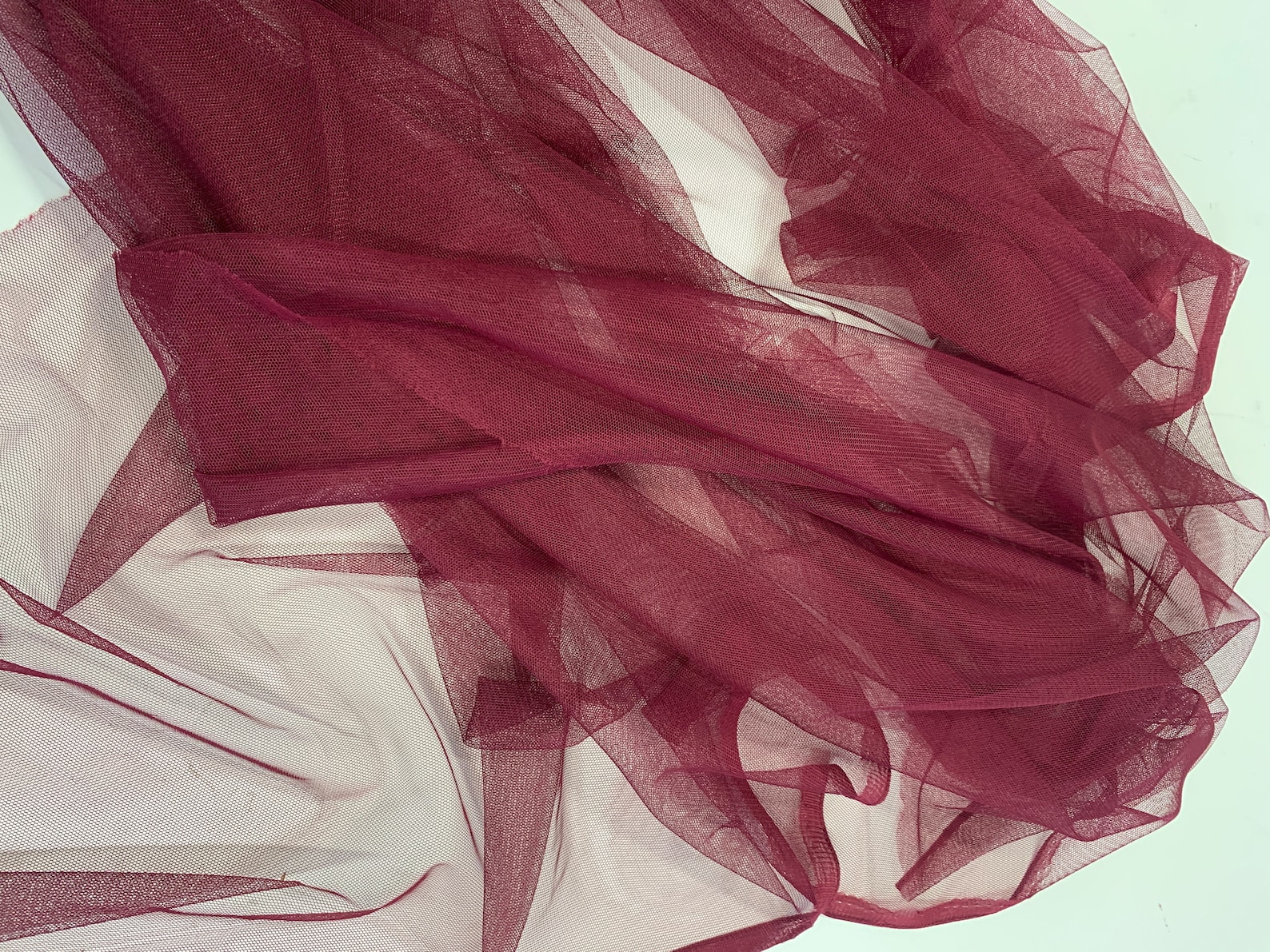 Burgundy Mesh Fabric by Yard. 100% Polyester Mesh Fabric Width 48 ...