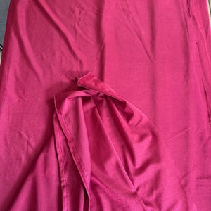 Nylon Spandex Lycra stof - Bordeauxrood - 147 cm breed afbeelding 4