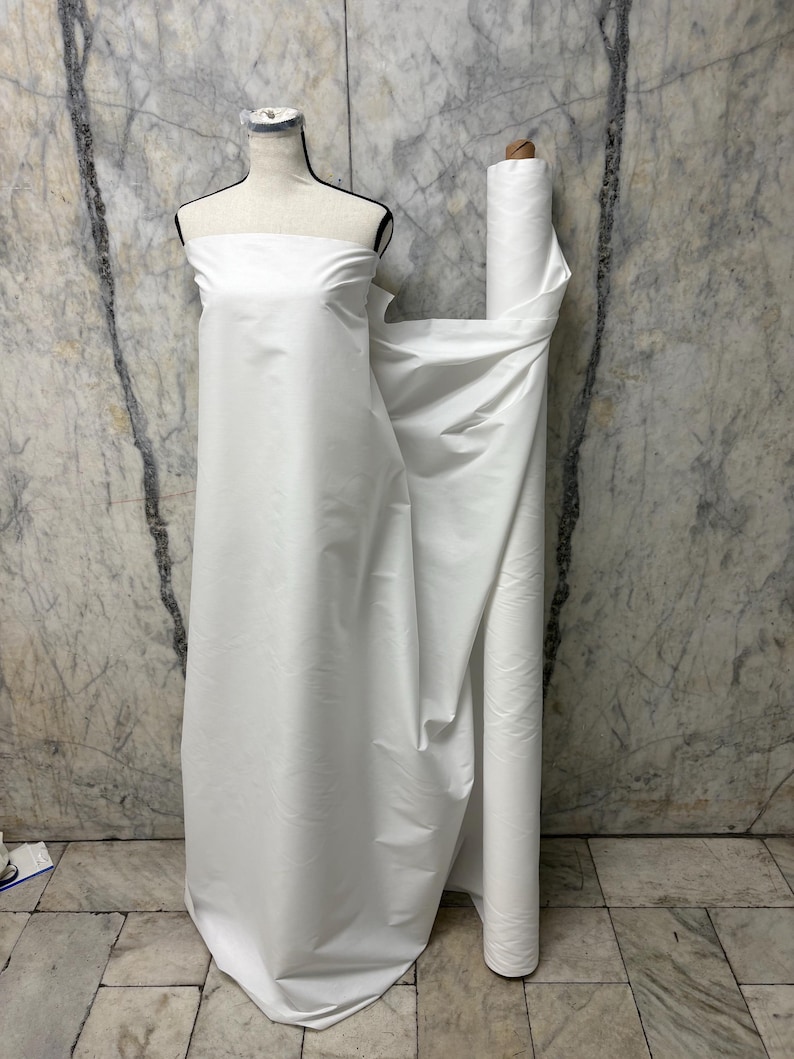 100% Cotton fabric - Milky white - 58" width - Weight per yard almost 5.5 Oz. image 7