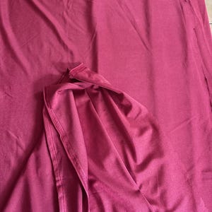 Nylon Spandex Lycra stof - Bordeauxrood - 147 cm breed afbeelding 6