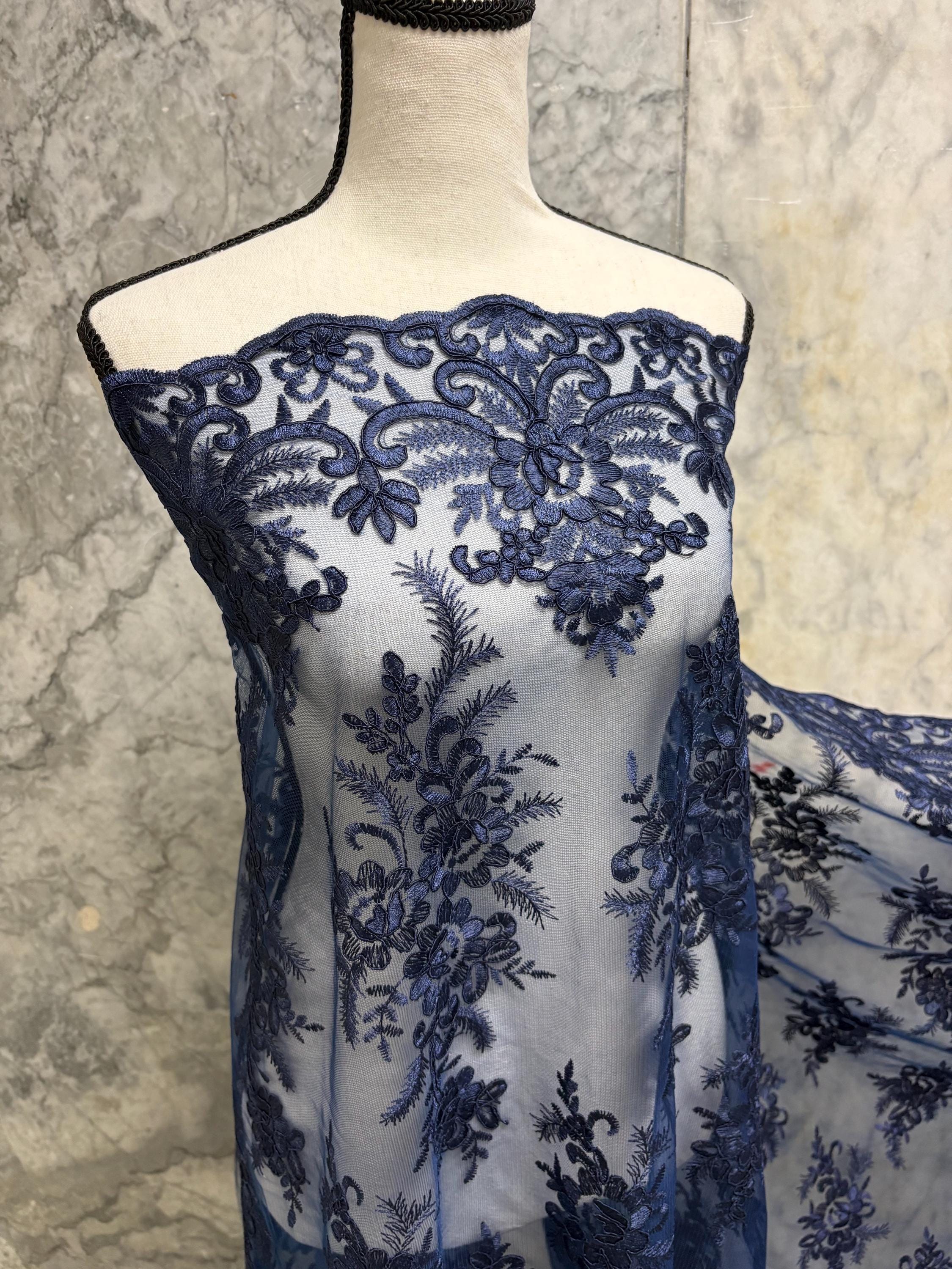 Navy Blue Lace Dress - Etsy Navy Blue Lace Dress - Etsy