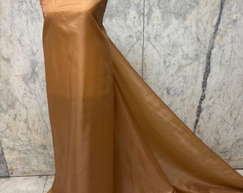 Poly Lining Fabrics - Light Brown - 60" Width