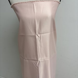 Dull Satin Fabric - Blush Pink - 58" Width