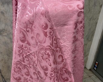 Damask fabric - Dusty Rose - Poly Cotton - 58" Width - Ref. damask NAS collection