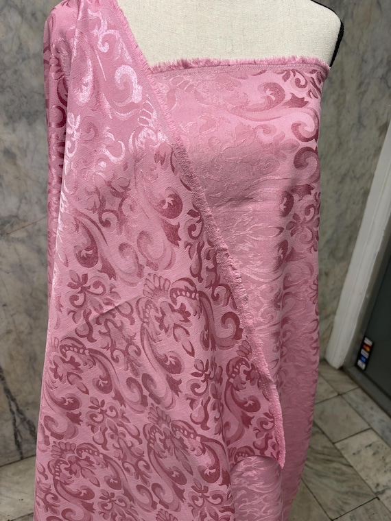 Damask fabric - Dusty Rose - Poly Cotton - 58" Width - Ref. damask NAS collection