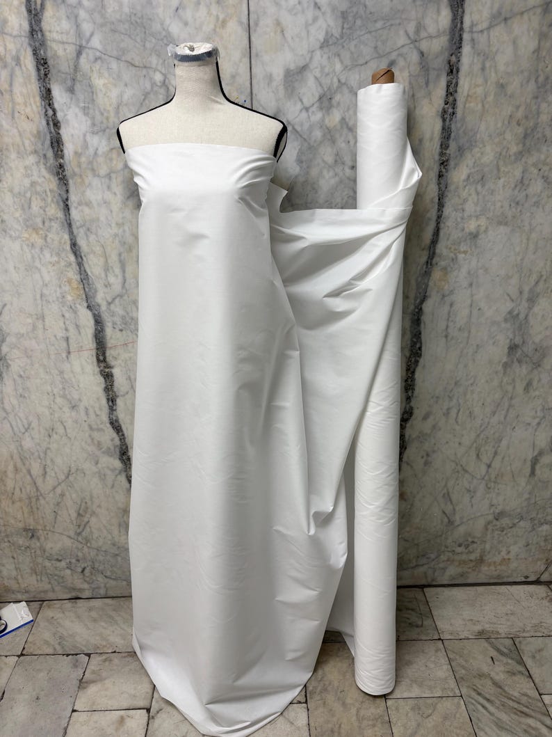 100% Cotton fabric - Milky white - 58" width - Weight per yard almost 5.5 Oz. image 6