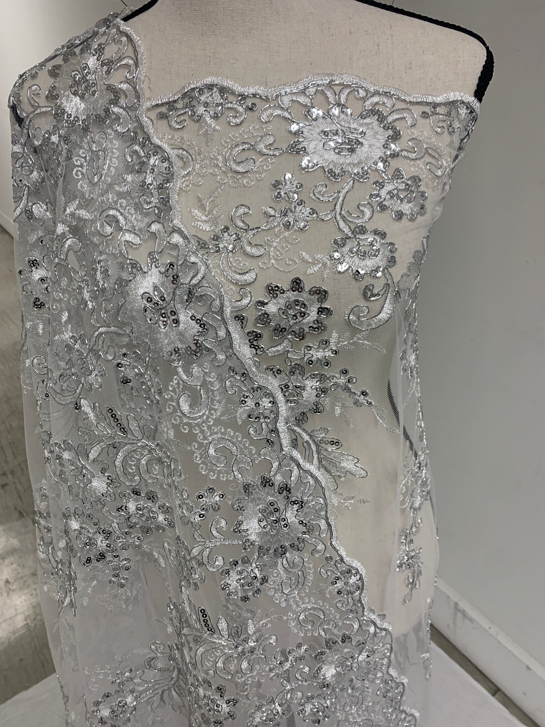sachin and babi light blue dress Elegant Silver Lace Dress
