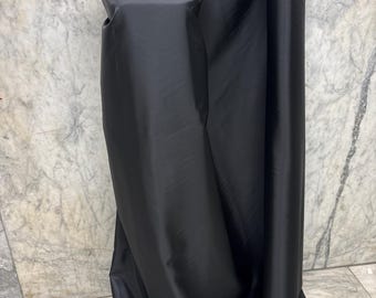 Poly Lining Fabric - Black - 58" Width