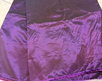 Two Tone Taffeta Fabric - Eggplant - 59" Width - Ref. Nas - free sample for actual shade.