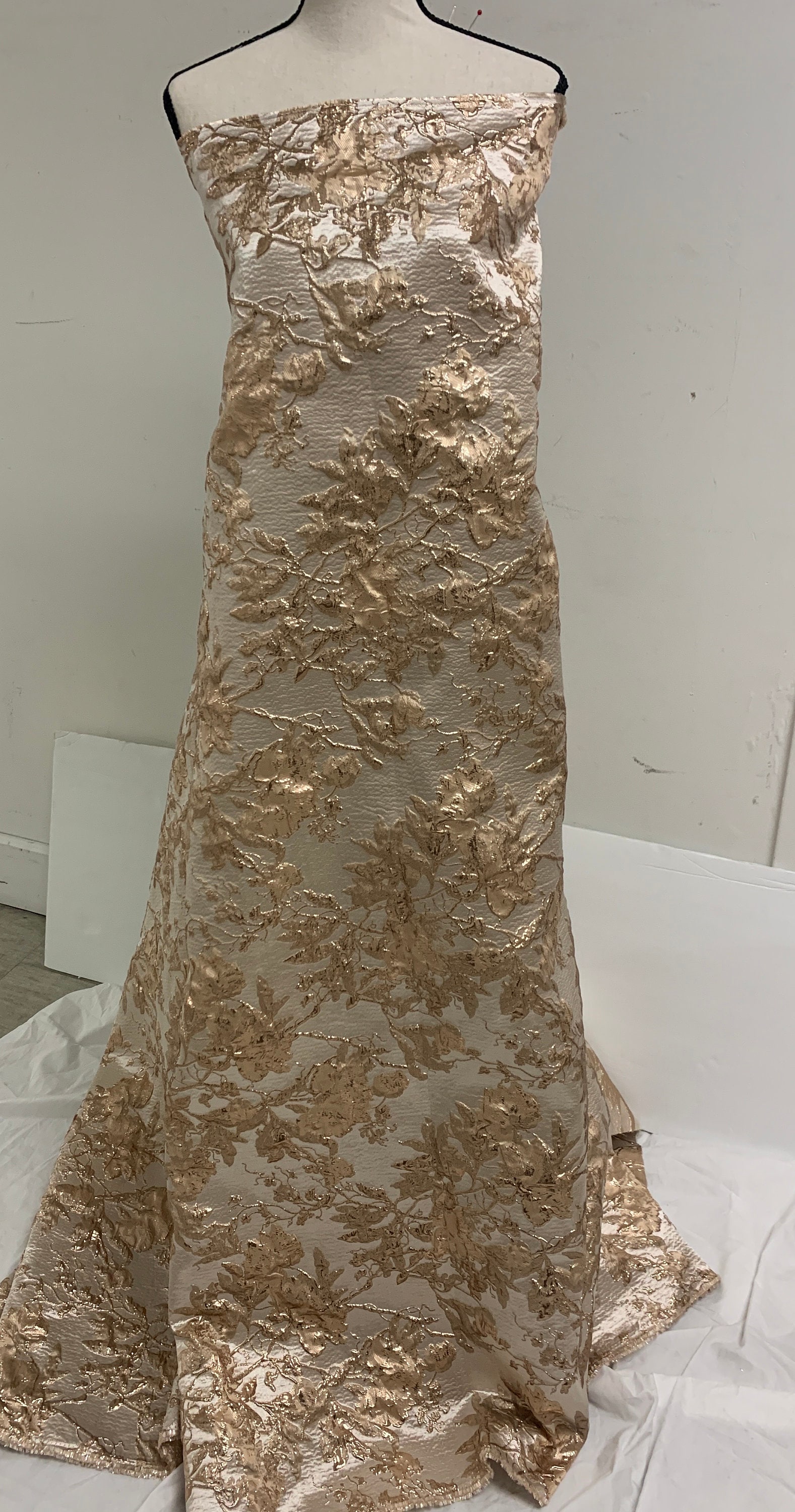 Gold Brocade Gown - Etsy