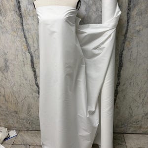 100% Cotton fabric - Milky white - 58" width - Weight per yard almost 5.5 Oz. image 2