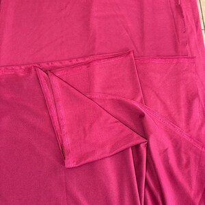 Nylon Spandex Lycra stof - Bordeauxrood - 147 cm breed afbeelding 2