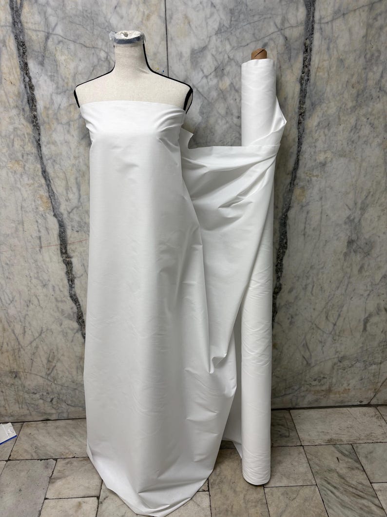 100% Cotton fabric - Milky white - 58" width - Weight per yard almost 5.5 Oz. image 5