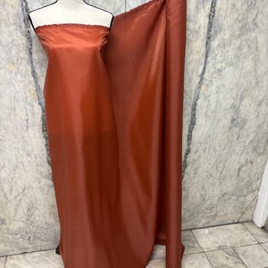 Poly Lining Fabrics - Rust - 60" Width