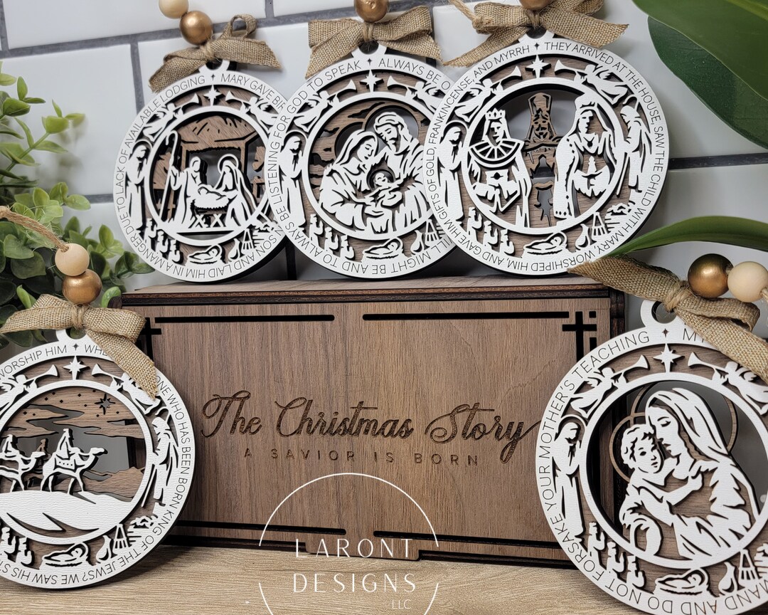 The Christmas Story Ornament Set Aromatic Cedar Cherry or Etsy