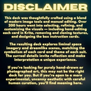 Liminal Space Tarot Deck: Backrooms, Poolrooms, Playrooms - Rider-Waite-Smith || Uncanny Valley image 11