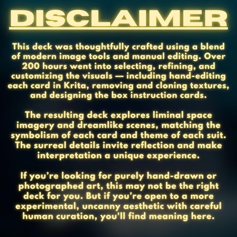 Liminal Space Tarot Deck: Backrooms, Poolrooms, Playrooms - Rider-Waite-Smith || Uncanny Valley image 11