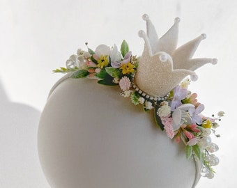 Birthday crown, 1st birthday, 1st birthday crown, cake smash prop, photo shoot prop, Birthday crown headband, Birthday photo shoot, custom