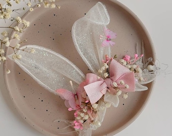 Diademas personalizadas, diadema de Pascua, diadema de orejas de conejo, sesión de fotos de Pascua, orejas de animales para niña, conejito bebé, accesorios de cumpleaños,