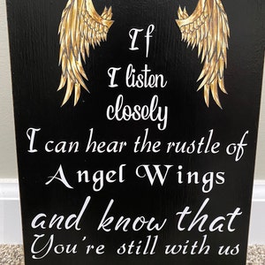 Angel Wings, Remember a loved one, Sympathy gift, Grieving Gift, Memorial gift,