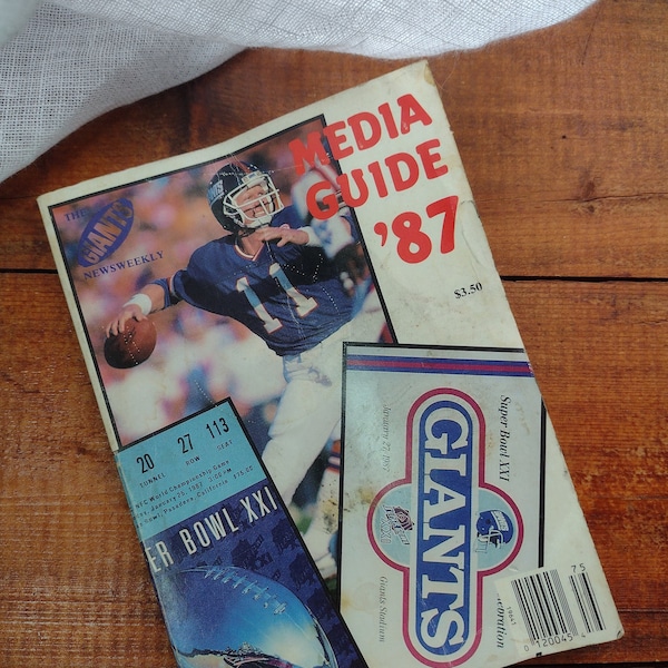 Football Media Guide Etsy