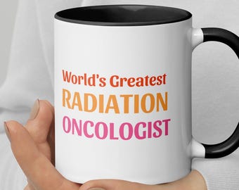 Exploding Office Cells Mug | Radiation Oncologist gift, Cancer patient, Red Blood, Med Student, Pathology, Doctor, Oncology, Hematology