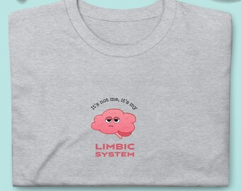Limbic System - Heren T-shirt | Neurowetenschappen, Neurologie, Neuroloog cadeau, Medisch shirt, Arts, Hersenen shirt, Hersenen ontwerp, Anatomie shirt