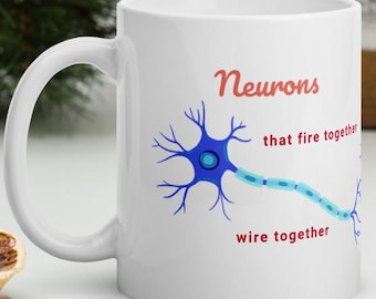Neuron Mug | Neurologist gift, Brain mug, Funny medical gift, Doctor gift, Neurosurgeon, Brain cell, Mug funny, Neurosurgeon gift