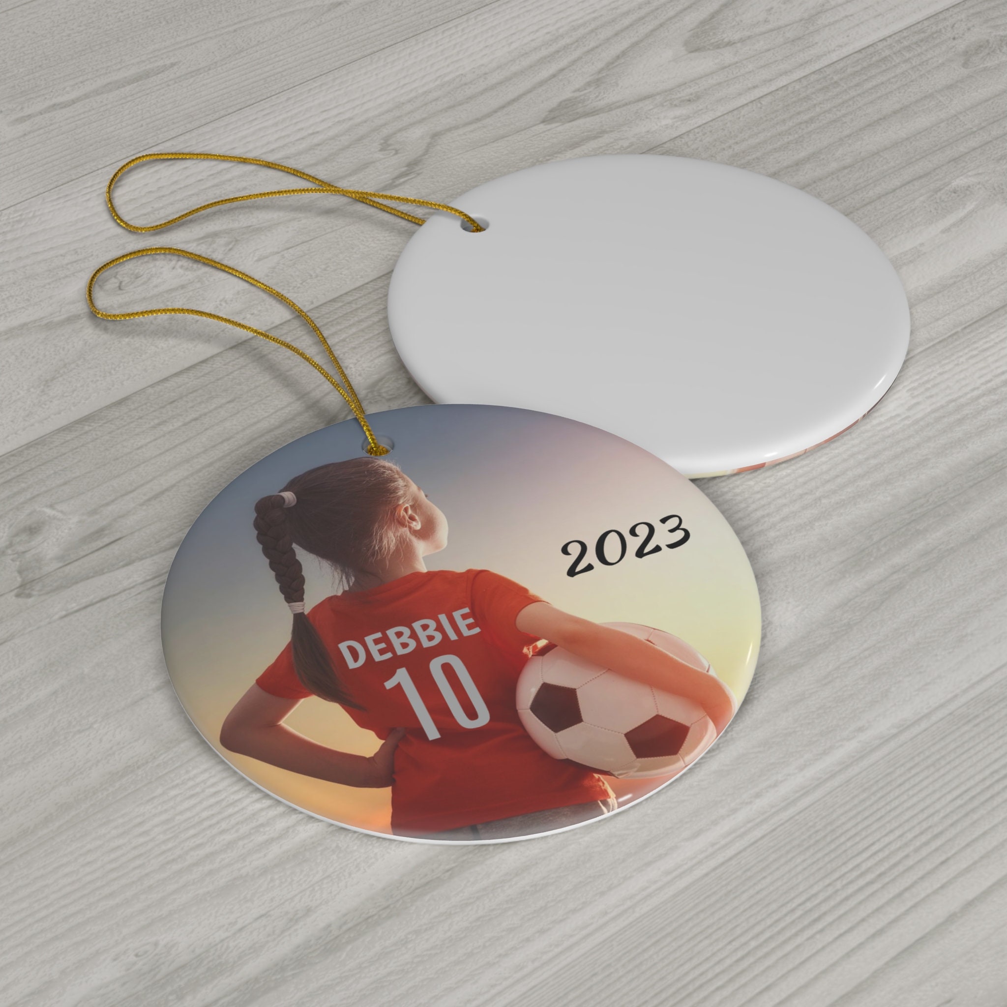 Soccer Girl Ornaments Personalized Soccer Player Ornament Etsy