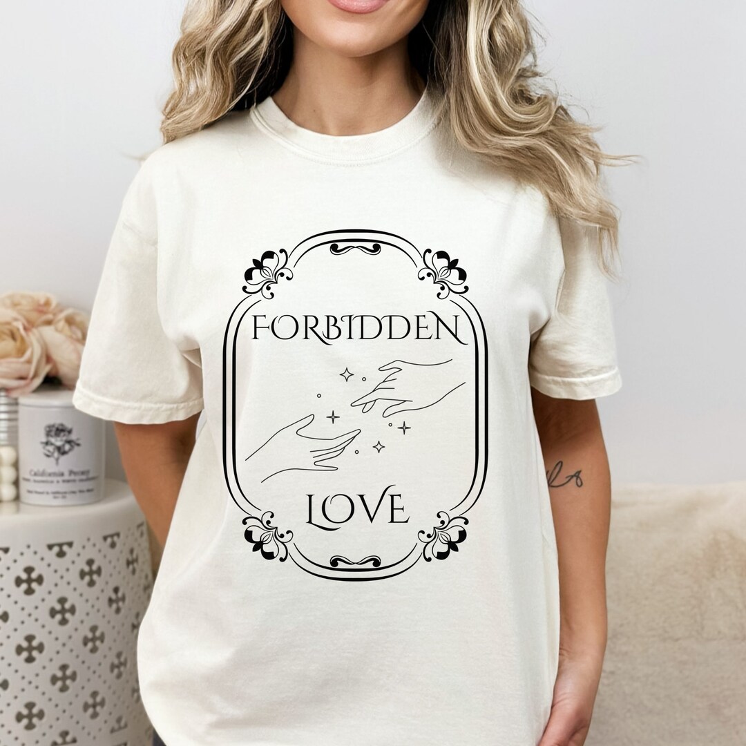 Forbidden Love Gothic Book Trope Tshirt Dark Romance Reader Etsy