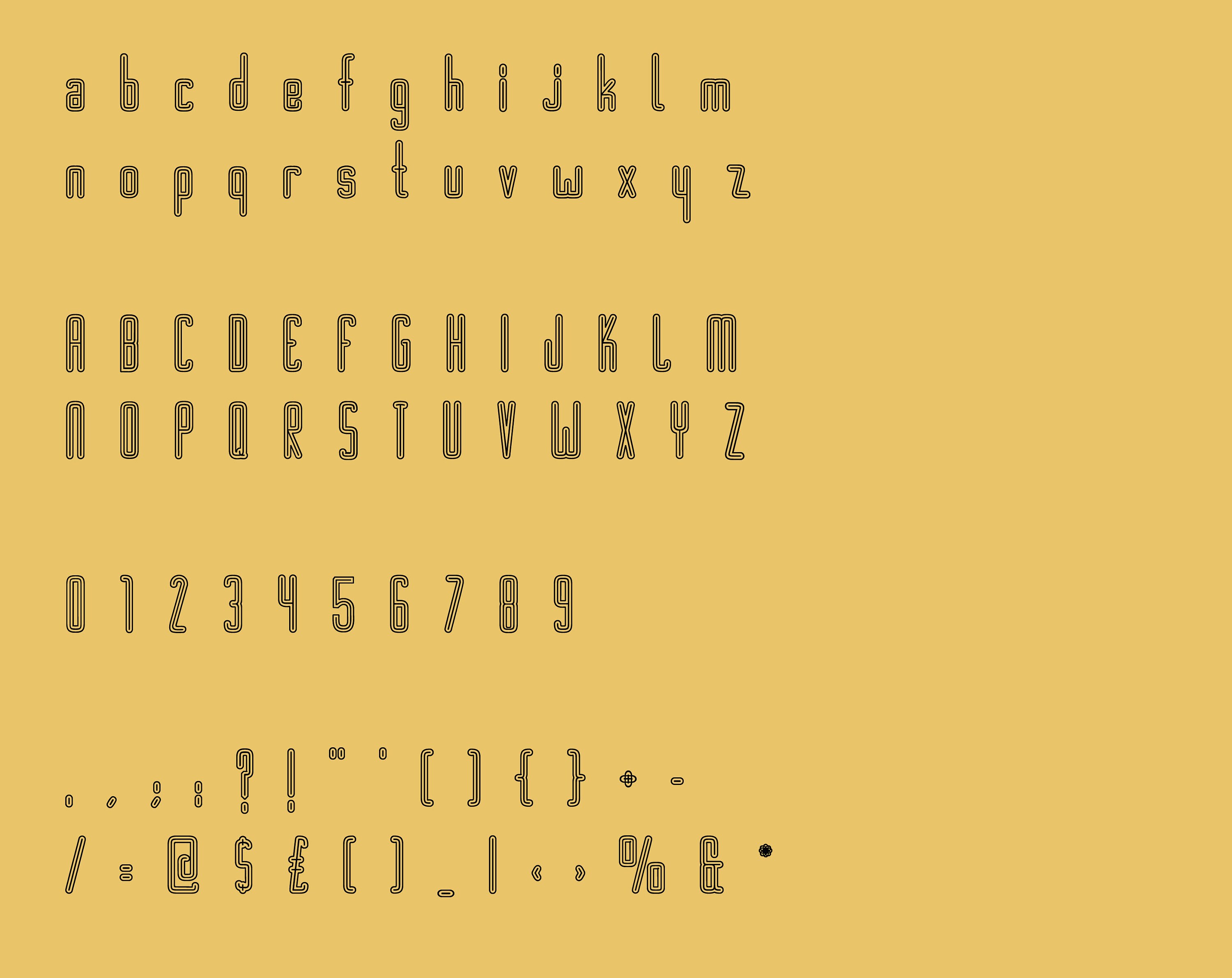 Inline Font Inline Vector Font SVG Fonts for Cricut ABC Etsy Australia