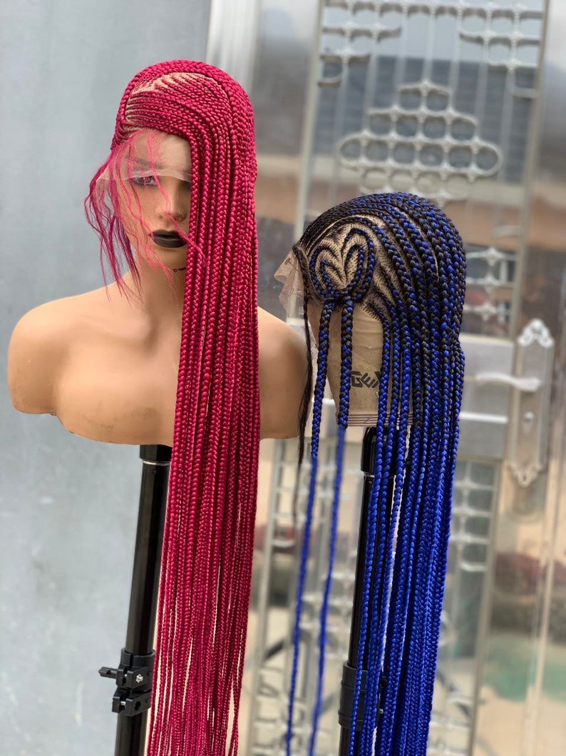 Full Lace Wig Lemonade Braid Etsy