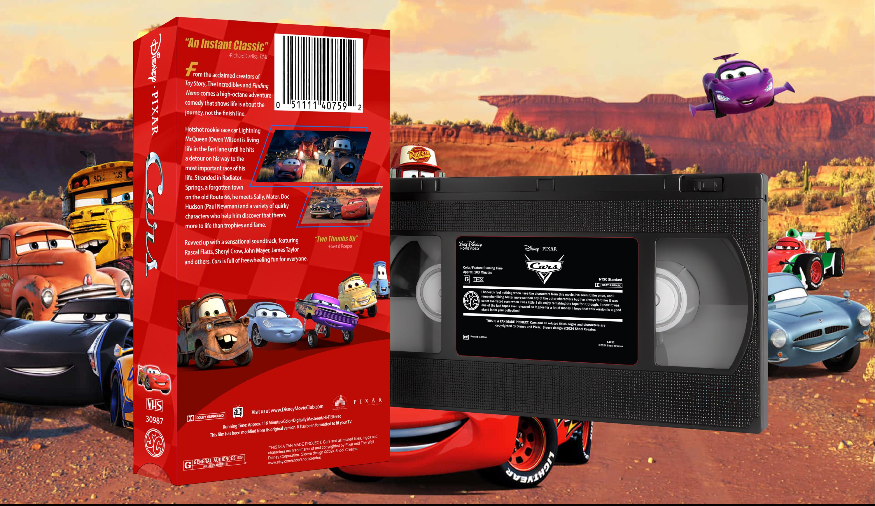 Cars Fully Playable VHS - Etsy