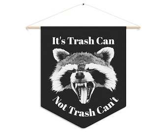 Raccoon Wall Decor Trash Panda Trashcore Feral Forest Creature
