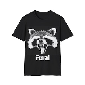 Feral Shirt Forest Witch Raccoon Punk Trashcore Nature