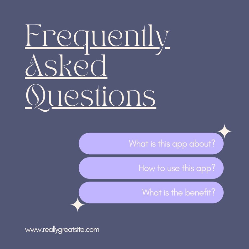 20+ FAQ Canva Editable Templates - Etsy