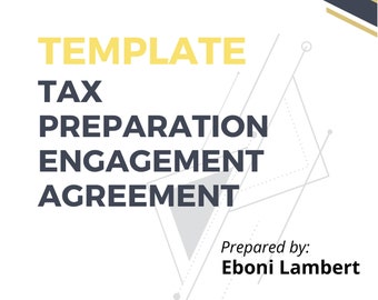 Tax Preparation Engagement Agreement Template