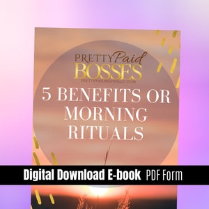 5 Benefits Of Morning Ritual