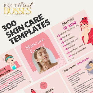 300 Skin Care Templates