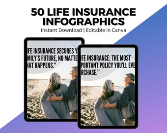 50 infografías para seguros de vida