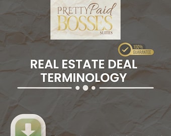 Real Estate Terminology Guide | Investor Glossary (PDF Download)