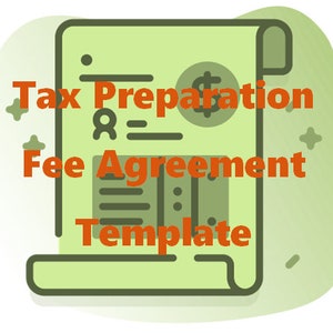 Tax Preparation Fee Agreement Template