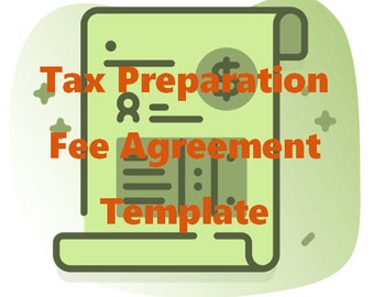 Tax Preparation Fee Agreement Template