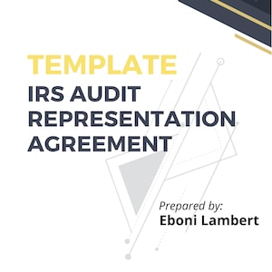 IRS Audit Representation Agreement Template
