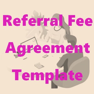 Referral Fee Agreement Template