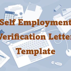 Self Employment Verification Letter Template