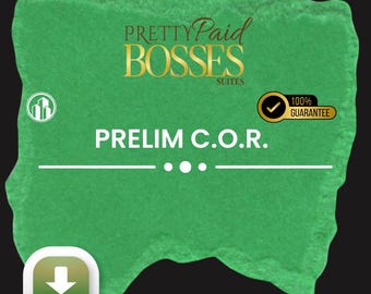 Editable Preliminary Change of Ownership Report (PDF/Word)