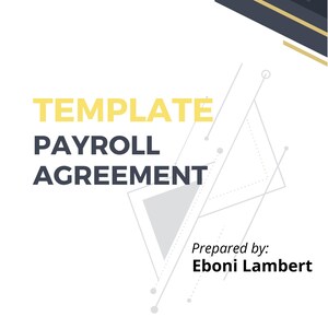 PAYROLL AGREEMENT Template