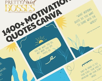 Mais de 1400 citações motivacionais Canva